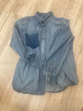 Jessica Simpson Denim shirt size large